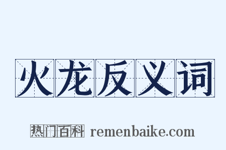 火龙反义词是什么意思的图片